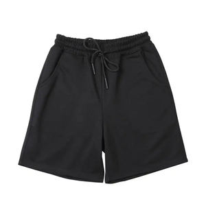 Wholesale Men's Blank Quick Dry 100% Polyester Draw <b>String</b> Casual Athletic Workout Jogger Shorts - Product Image 4