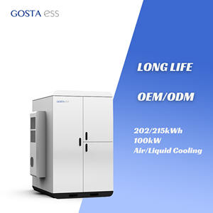 Batterie empilée haute tension commerciale et industrielle GOSTA CAS215K 400V 100Kw 200Kw, batterie en armoire 215Kwh, énergie <span class=keywords><strong>solaire</strong></span> - Product Image 6