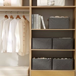 <span class=keywords><strong>Organisateur</strong></span> <span class=keywords><strong>de</strong></span> Garde-robe pour Vêtements et Jeans, Rangement Amélioré <span class=keywords><strong>de</strong></span> Tiroirs avec Poignée, Pliable pour Vêtements - Product Image 4