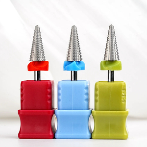 Fraise conique professionnelle en carbure de tungstène pour ongles, sans vibration, pour le retrait de gel, fraise électrique de manucure - Product Image 2