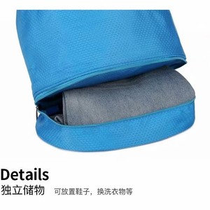 Swim <b>Backpack</b> Waterproof Oxford Cloth 15L <b>Drawstring</b> Bag For Men Women Outdoor Sports Beach Use - Product Image 5