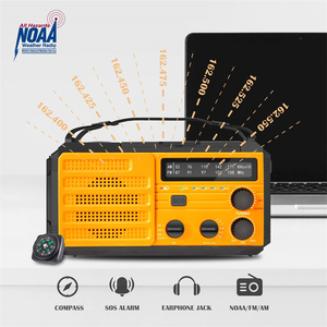 Nhà Máy Bán Buôn Tùy Chỉnh Đa Chức Năng Đài Phát Thanh Năng Lượng Mặt Trời Crank Noaa Thời Tiết Đài Phát Thanh Với Đèn Led - Product Image 2