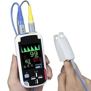 Bluetooth xung oximeters đa thông số ngón tay SpO2 cảm biến oximetry với báo động cho trẻ sơ sinh