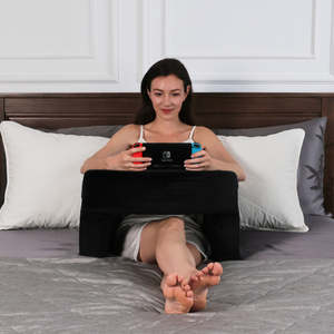 Tableta portátil escritorio sofá portavasos regazo reposabrazos Gaming almohada suave en el regazo almohada escritorio lectura almohada con reposabrazos para cama - Product Image 5