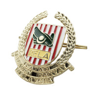 Badge de casquette d'avion en métal personnalisé