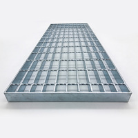 Grille de drainage linéaire antidérapante en acier inoxydable galvanisé, durable et résistante à la corrosion, pour patio et garage