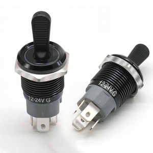 สวิตช์โลหะขนาด 16 มม. แบบกด 2/3 ตำแหน่ง 10A กระแสสูง พร้อมไฟแสดงสถานะ - Product Image 6