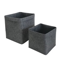 Sac de rangement pliable en feutre personnalisé panier boîte feutre Cube bac pour jouets et livres