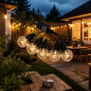 Guirlandes lumineuses LED professionnelles S14, base E27, éclairage <span class=keywords><strong>extérieur</strong></span> étanche pour jardin, patio, café et événements de mariage - Product Image 1