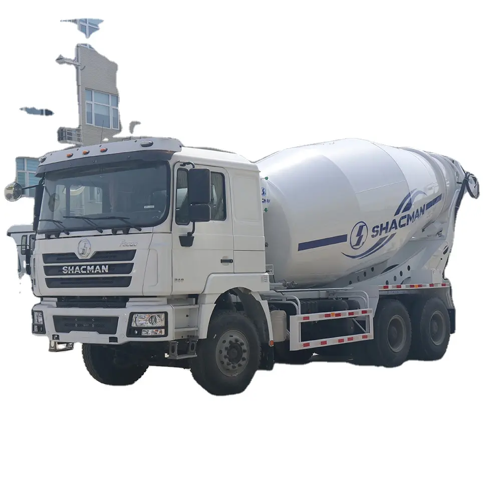 Shacman Cement Mixer Truck 8cbm 10 12 Kubieke Meter Gebruikt Shackman Betonmixer Truck F3000
