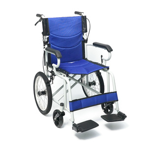 Sedia a Rotelle Manuale in Acciaio al Carbonio, Leggera e Compatta, con Cuscino Traspirante, Capacità 100kg, Design Pieghevole per Viaggi e Uso Quotidiano - Product Image 2