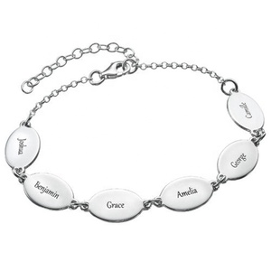 Cadeau personnalisé délicat <span class=keywords><strong>Bracelet</strong></span> Initial pour femmes cadeau de remise de diplôme pour meilleur ami nom de famille pour son cadeau fait à la main - Product Image 3