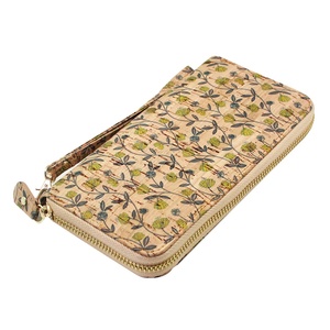 Factory Customized <b>Ladies</b> Vegan <b>Wallet</b> with Card Holder Coin Pocket Purse Eco Friendly Vegan Gift Cork Purse <b>Wallet</b> - Product Image 2