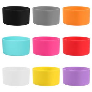 Manchon de tasse en silicone antidérapant, design isolant thermique et absorbant les chocs pour tasses en céramique - Product Image 3