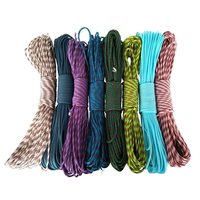 Cordon de parachute en paracorde 550 de 4 mm, 100 pieds (30 mètres), 281 couleurs, en polyester et nylon, 7 brins, pour survie, vente en gros, personnalisé, Danuosie PPF-N