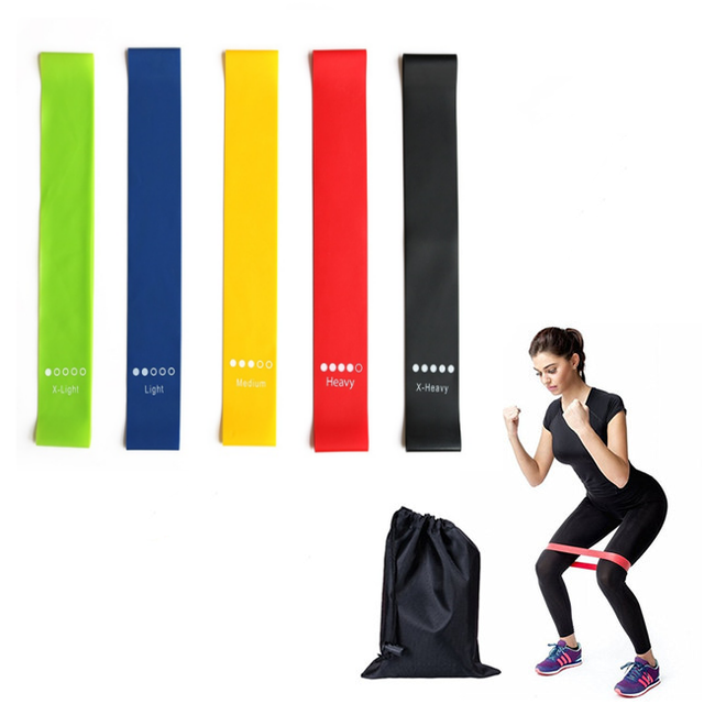 Home Fitness Bandas Elastica Gym Yoga Workout Exercise Mini Loop Resistance Bands With Custom Logo