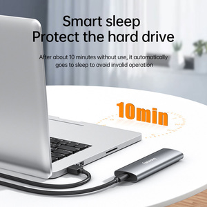 อะแดปเตอร์ M.2 NVMe SATA SSD, USB 3.2 Gen 2 (10 Gbps) เป็น NVMe PCI-E SATA โซลิดสเตทไดรฟ์ภายนอก - Product Image 4