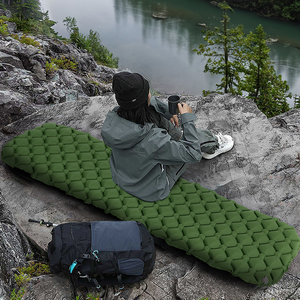 <span class=keywords><strong>Matelas</strong></span> de camping léger gonflable, coussin gonflable d'extérieur, tapis de couchage imperméable, <span class=keywords><strong>matelas</strong></span> pneumatique portable - Product Image 2