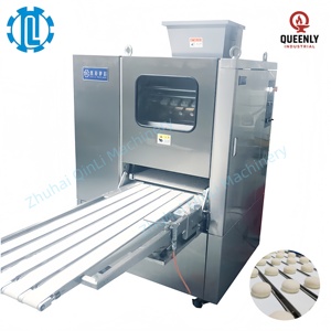 Machine à boulettes de pâte entièrement automatique en acier inoxydable, pour pains à burger, pizzas, biscuits, pain, avec diviseur de pâte à 5 rangées - Product Image 5