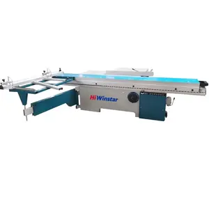 woodworking automatic electric lifting plywood cutting sliding table panel saw machine
