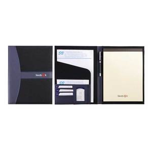 Bìa Đựng Hồ Sơ Văn Phòng Phẩm Bằng Da PU Có Khóa Kéo Thủ Công Cỡ A4 - Product Image 4