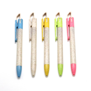 <b>Retractable</b> Eco Friendly Ballpoint <b>Pens</b> Promotional Low Price 1.0mm Writing Width Blue/Black Ink - Product Image 2