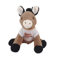 Fabrication poupée en peluche de dessin animé peluche âne animal jouet