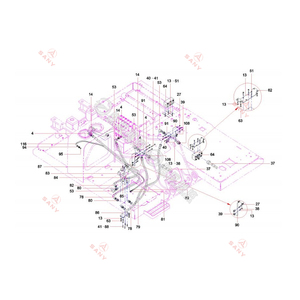 أجزاء الرسم البياني الأصلي لأجزاء الرسم البياني مكونات الحفار التخطيطي المشروح - Product Image 1
