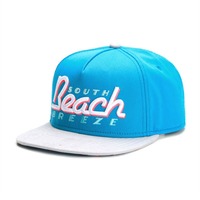Gorra de Béisbol Personalizada con Letras de Playa, Visera Plana, Estilo Hip Hop, Unisex, Ajustable, Transpirable, para Verano, Aire Libre, Hombre y Mujer, Venta al Por Mayor