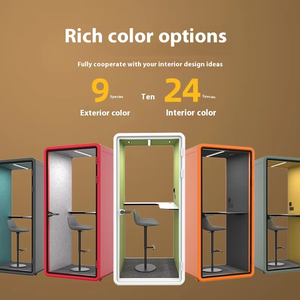 <span class=keywords><strong>Cabine</strong></span> modulaire couleur moderne personnalisée réduction du bruit <span class=keywords><strong>acoustique</strong></span> silencieux <span class=keywords><strong>Studio</strong></span> pour immeuble de bureaux pour <span class=keywords><strong>cabine</strong></span> téléphonique vocale Pod - Product Image 2