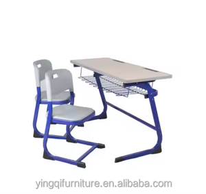 منتج جديد من أثاث المدارس مكاتب وكرسي طلاب مكتب وكرسي لفصل المدرسة الثانوية بسعر المصنع - Product Image 2