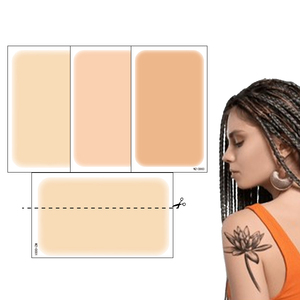 Autocollant de tatouage temporaire personnalisé, couvrant entièrement la cicatrice, imperméable, maquillage corporel, application sur le bras, taille unique, impression numérique - Product Image 5