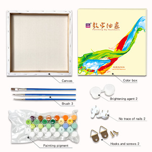 Kit de Peinture par Numéros DIY : Sites Touristiques Mondiaux, Peinture à l'Huile Numérique, <span class=keywords><strong>Paysage</strong></span> Rétro, Décoration Murale Faite Main - Product Image 3