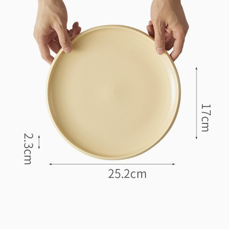 Plato de 10 pulgadas amarillo