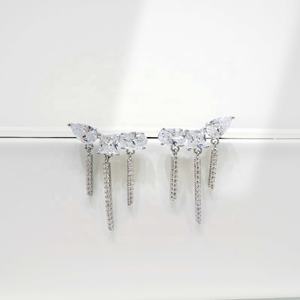 Pendientes de plata de ley 925 personalizados con cruz para niños, a la moda, al por mayor, 2026, baratos, elegantes, con circonita, para sublimación, para mujer - Product Image 4