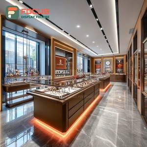 Fabricante de Vitrinas de Joyería de Lujo Personalizadas, Vitrina de Joyería con Marco de Madera para Mostrador de Centro Comercial - Product Image 4