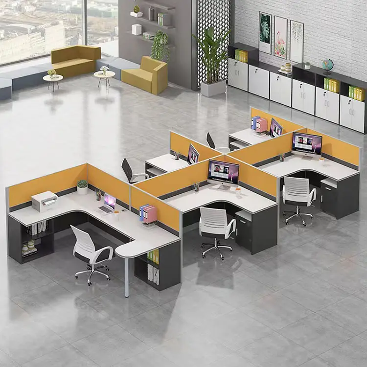 Industrial Modular Working Table Office Desking Partition Cubicle Office Work Station Desk Furniture