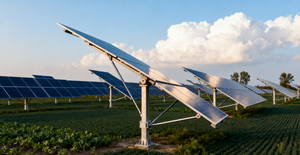 Traqueur solaire à axe unique incliné 30 °   Zones à haute intensité solaire (DNI) optimisées pour le <span class=keywords><strong>nord</strong></span> de l'Afrique - Product Image 3