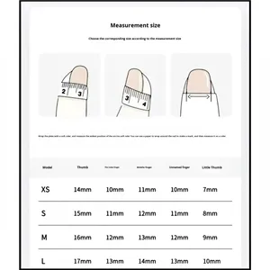 Autocollants pour <span class=keywords><strong>faux</strong></span> <span class=keywords><strong>ongles</strong></span> français, motif cœur de fille en armure, ballet papillon, œil de chat, cuir à carreaux poudré - Product Image 3