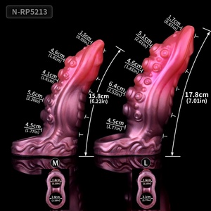 NNSX Funda de silicona para pene con tentáculo de pulpo de fantasía, funda de monstruo, dildo hueco extendido y agrandado, juguetes sexuales para hombres, mayorista - Product Image 2