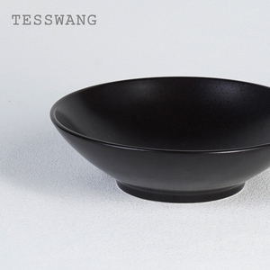Assiettes en céramique de style occidental de luxe haut de gamme <span class=keywords><strong>vaisselle</strong></span> noire créative <span class=keywords><strong>service</strong></span> en porcelaine pour restaurant à domicile - Product Image 5