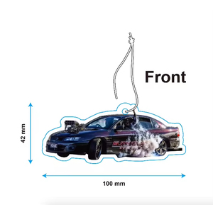 Diffuseur de parfum pour voiture en papier suspendu, logo personnalisé, longue durée, toutes les senteurs, créez votre propre design, diffuseur de parfum pour voiture personnalisé - Product Image 4
