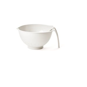 Plastic Colander (24.5cm) Easy Drain universal CHEF LINE White 122750156 - Product Image 1