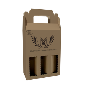 Phổ Biến Bia Rượu Vang Hộp <span class=keywords><strong>Carton</strong></span> Với Biểu Tượng Tùy Chỉnh In Kỹ Thuật Số Rượu Vang Hộp Với Xử Lý Bền Sóng Bia Giao Hàng Hộp Giấy - Product Image 6