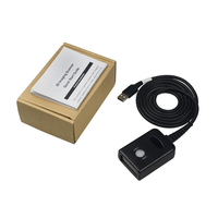 Pemindai Barcode Otomatis 1D/2D Effon MS4100 Tipe Genggam dengan Pemasangan Tetap, Antarmuka USB RS232 untuk Mesin Penjual Otomatis dan Kios