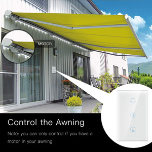 LEDEAST-Persianas enrollables motorizadas, interruptor de cortina inteligente, estándar de EE. UU., <span class=keywords><strong>WiFi</strong></span>, control de voz - Product Image 3