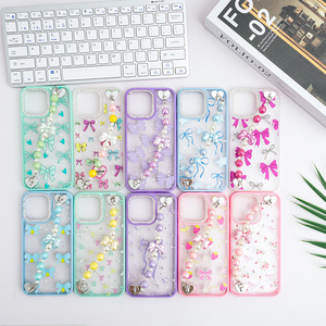 Custodia per telefono in TPU <span class=keywords><strong>rosa</strong></span> di lusso e alta qualità con fiocco e design animale per <span class=keywords><strong>iPhone</strong></span> 11 <span class=keywords><strong>13</strong></span> 14 15 16 <span class=keywords><strong>Pro</strong></span> <span class=keywords><strong>Max</strong></span> 12 Plus XS XR SE con supporto per telefono - Product Image 3