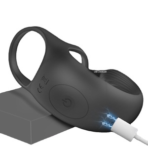 แหวนสั่นซิลิโคนสำหรับผู้ใหญ่ พร้อมรีโมทคอนโทรล กระตุ้นอัณฑะได้นาน พร้อมระบบล็อคน้ำอสุจิ และเครื่องนวดต่อมลูกหมาก - Product Image 6