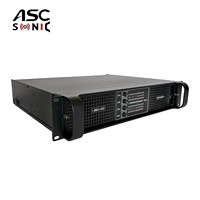 Amplificateur de puissance audio professionnel ASCSONIC ATP10000Q 4 canaux 10000 Watts avec alimentation PFC active