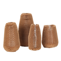 Manchon en papier alvéolé pour protection d'angle en bois, emballage de protection pour bouteille d'eau en verre, housse de protection pour emballage de bouteille en verre